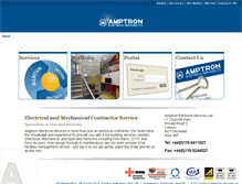 Tablet Screenshot of amptron.co.uk